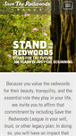 Mobile Screenshot of myredwoodslegacy.org